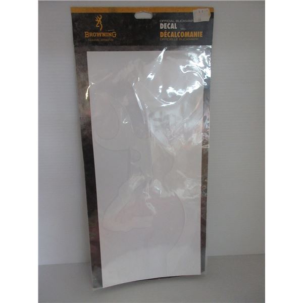 NEW:  BROWNING BUCKMARK DECAL IN ORIGINAL PACKAGE