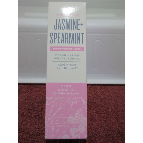 NEW:  SCHMIDT'S JASMINE & SPEARMINT TOOTHPASTE (133G) - BOX
