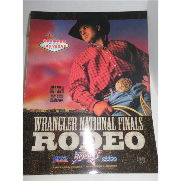 ESTATE/COLLECTIBLE:  2 NFR PROGRAMS (2002 & 2007)
