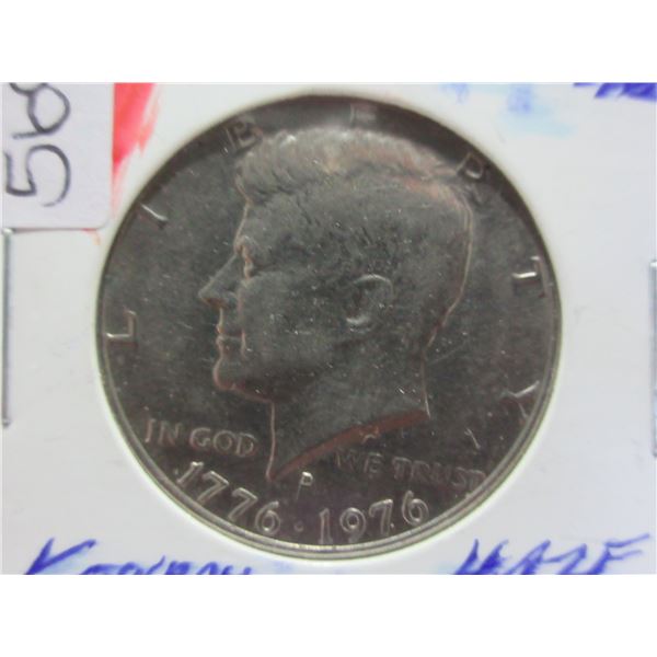 1776 - 1976 USA KENNEDY HALF DOLLAR