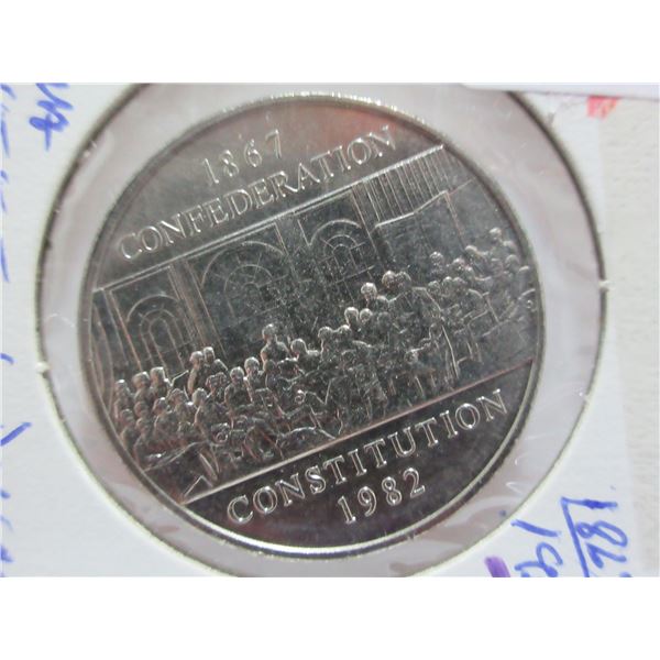 1867 -1982 Confederation Constitution Canada Dollar