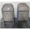 Image 1 : Lot Of 15 Matching Padded Folding Chairs