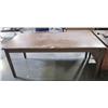 Image 1 : Wood Dining Table 3' X 6'