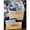 Image 1 : 2 Boxes Of Power Cables & Misc
