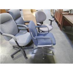 Lot Of 4 Office Chairs W/Wheels