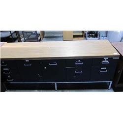 Metal Lockable Cabinet & Side Table
