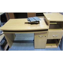 Wood Computer Station