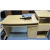 Image 1 : Wood Computer Station