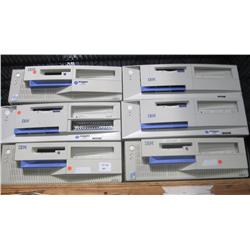 Lot Of 6 IBM Personal Computer