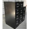 Image 2 : Lot Of 3 Black Filing cabinets