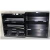 Image 1 : 2 Short Black Metal cabinets