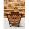 Image 11 : Carved Wooden Victorian Armchair w/ Upholstered Seat & Back 24" x 19.5" x 38"H