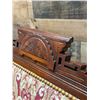 Image 16 : Carved Wooden Victorian Armchair w/ Upholstered Seat & Back 24" x 19.5" x 38"H