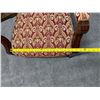 Image 17 : Carved Wooden Victorian Armchair w/ Upholstered Seat & Back 24" x 19.5" x 38"H