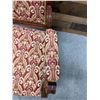 Image 7 : Carved Wooden Victorian Armchair w/ Upholstered Seat & Back 24" x 19.5" x 38"H