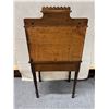 Image 12 : Wooden Secretary Desk w/ Drop Front, Drawer & Organizer Hutch 28.5" x 17.5" x 54"H