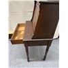 Image 15 : Wooden Secretary Desk w/ Drop Front, Drawer & Organizer Hutch 28.5" x 17.5" x 54"H