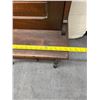 Image 17 : Wooden Secretary Desk w/ Drop Front, Drawer & Organizer Hutch 28.5" x 17.5" x 54"H