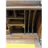 Image 5 : Wooden Secretary Desk w/ Drop Front, Drawer & Organizer Hutch 28.5" x 17.5" x 54"H