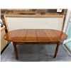 Image 12 : Wooden Drop Leaf Table w/ Expansion Inserts to  81"L (Max)