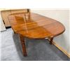 Image 16 : Wooden Drop Leaf Table w/ Expansion Inserts to  81"L (Max)