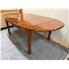 Image 18 : Wooden Drop Leaf Table w/ Expansion Inserts to  81"L (Max)