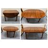 Image 1 : Wooden Drop Leaf Table w/ Expansion Inserts to  81"L (Max)
