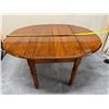 Image 25 : Wooden Drop Leaf Table w/ Expansion Inserts to  81"L (Max)