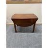 Image 2 : Wooden Drop Leaf Table w/ Expansion Inserts to  81"L (Max)