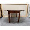 Image 5 : Wooden Drop Leaf Table w/ Expansion Inserts to  81"L (Max)