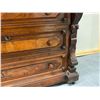 Image 13 : Wooden 4-Drawer Dresser on Wheels 37" x 18" x 32"H