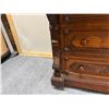 Image 14 : Wooden 4-Drawer Dresser on Wheels 37" x 18" x 32"H