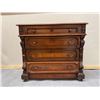 Image 2 : Wooden 4-Drawer Dresser on Wheels 37" x 18" x 32"H