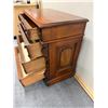 Image 5 : Wooden 4-Drawer Dresser on Wheels 37" x 18" x 32"H