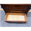Image 6 : Wooden 4-Drawer Dresser on Wheels 37" x 18" x 32"H