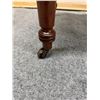 Image 10 : Carved Wooden Victorian Chair on Wheels w/ Upholstered Seat & Back 17" x 15" x 37"H