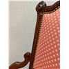 Image 14 : Carved Wooden Victorian Chair w/ Upholstered Seat & Back 18" x 17" x 35"H