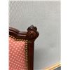 Image 6 : Carved Wooden Victorian Chair w/ Upholstered Seat & Back 18" x 17" x 35"H