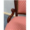 Image 8 : Carved Wooden Victorian Chair w/ Upholstered Seat & Back 18" x 17" x 35"H