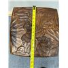 Image 10 : Carved Wooden Table w/ Cabriole Legs & Leaf Top 13.5" x 14.5" x 18"H