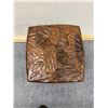 Image 3 : Carved Wooden Table w/ Cabriole Legs & Leaf Top 13.5" x 14.5" x 18"H