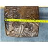 Image 9 : Carved Wooden Table w/ Cabriole Legs & Leaf Top 13.5" x 14.5" x 18"H