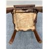 Image 8 : Carved Square Wooden Table w/ Undershelf 13.5" x 13.5" x 19"H