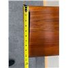 Image 8 : Carved Square Wooden Table w/ Drawer & Undershelf 10.5" x 10.5" x 31"H