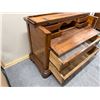 Image 9 : Wooden 3-Drawer Dresser w/ Drop Front & Interior Organizer 53" x 22.5" x 34.5"H