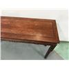 Image 7 : Carved Wooden Sideboard Table 83" x 18" x 38.5"H