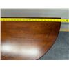 Image 15 : Ethan Allen Wooden Circular Console Cabinet w/ Painted Flowers 34" x 16" x 33.5"H