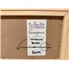 Image 9 : Massimo Assisi Glass Painting Signed by Artist 28" x 12", Framed