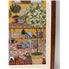 Image 4 : Potting Shed Needlepoint Artwork 22" x 27", Wood Framed