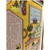Image 6 : Potting Shed Needlepoint Artwork 22" x 27", Wood Framed
